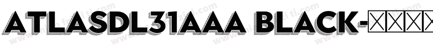 AtlasDL31AAA Black字体转换